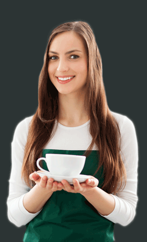 kellnerin_tasse_hand_portrait_grau JobCheck Kellner Job