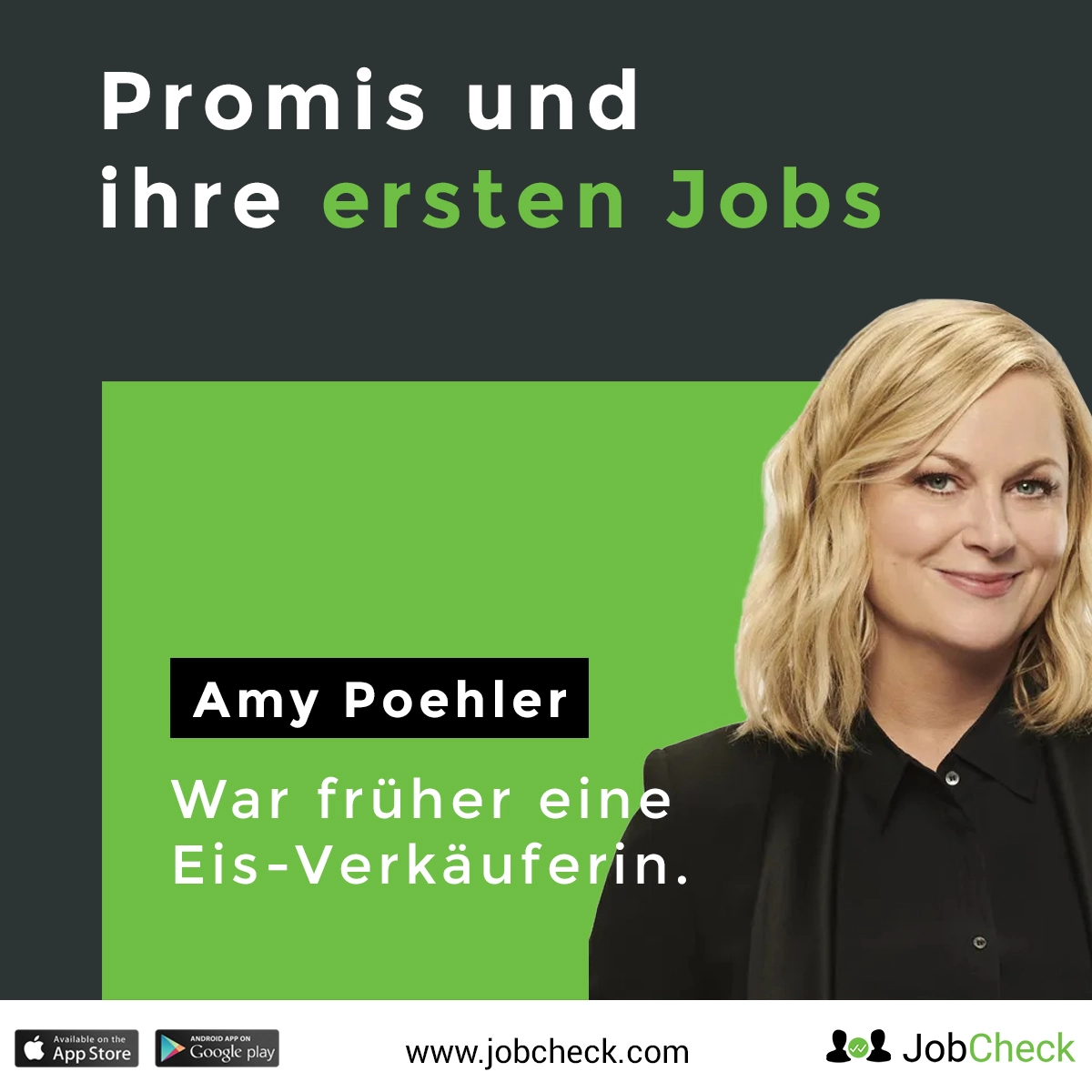 Amy Poehler erster Job als Eis Verkäuferin