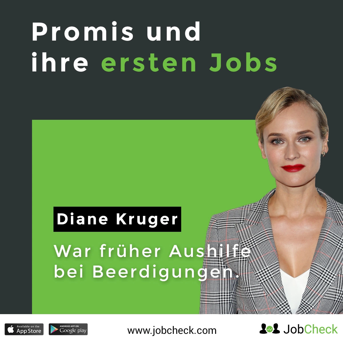 Diane Kruger erster Job als Beerdigungsaushilfe Diane Kruger erster Job als Beerdigungsaushilfe