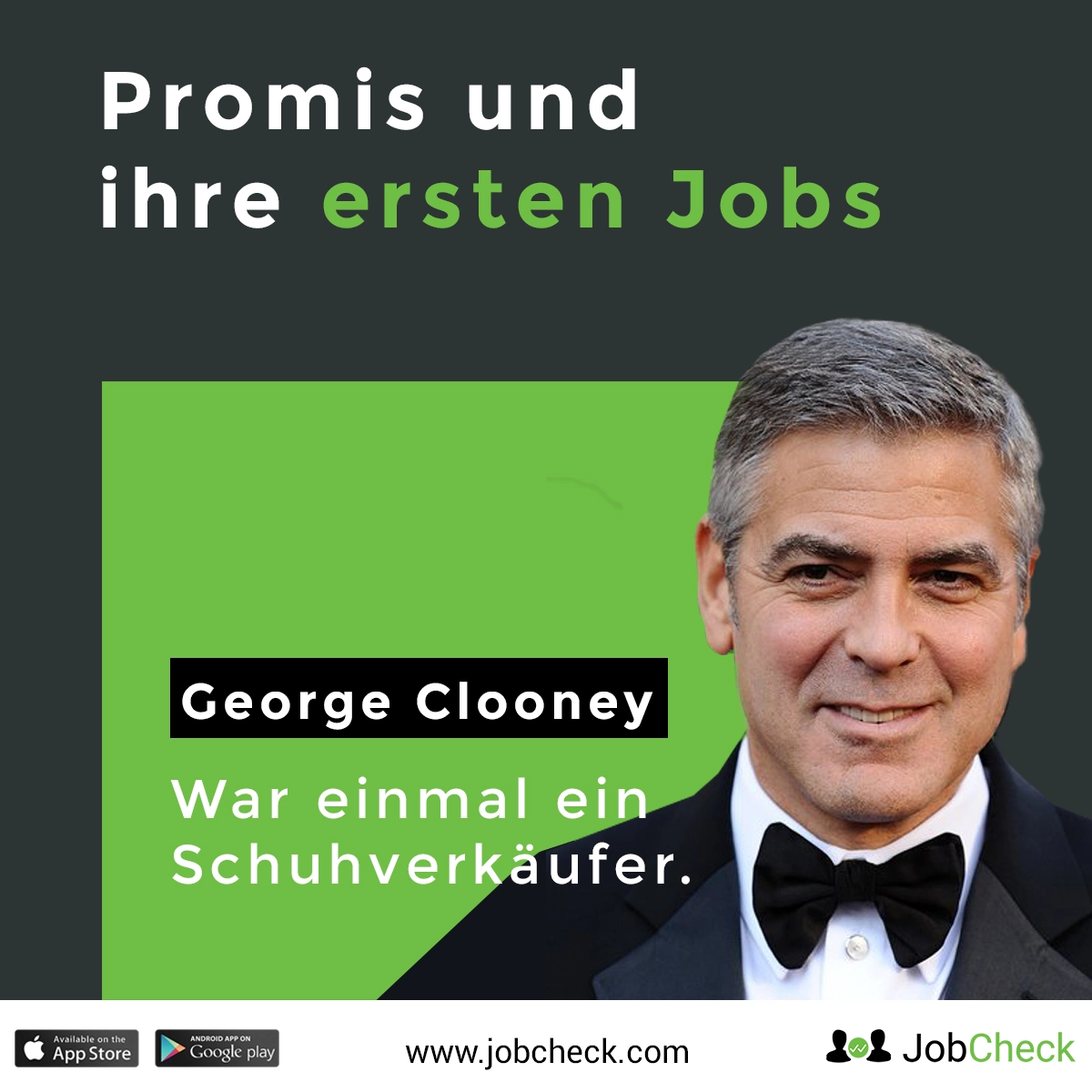 George Clooney erster Job als Schuhverkäufer