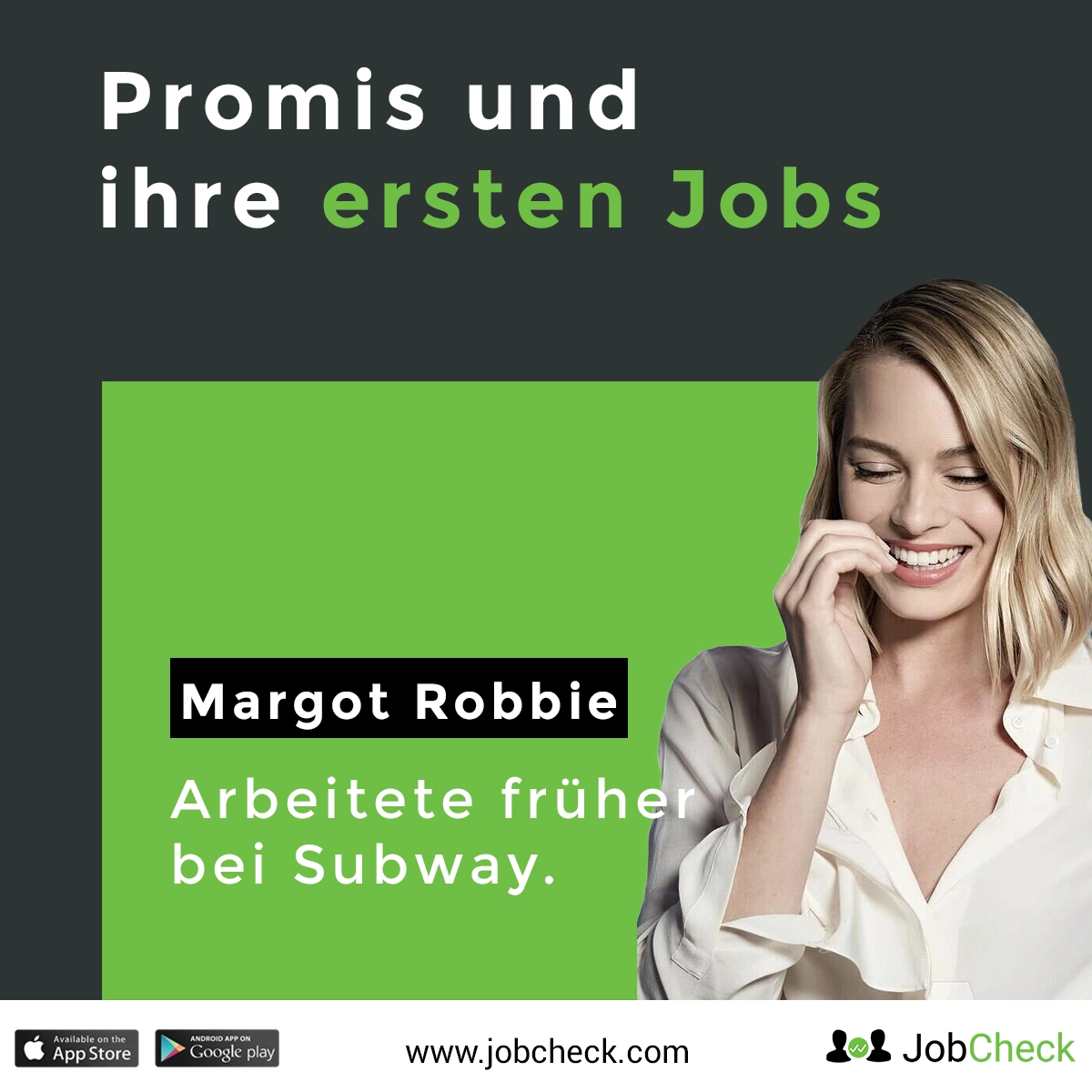 Margot Robbie erster Job als Subway Mitarbeiter