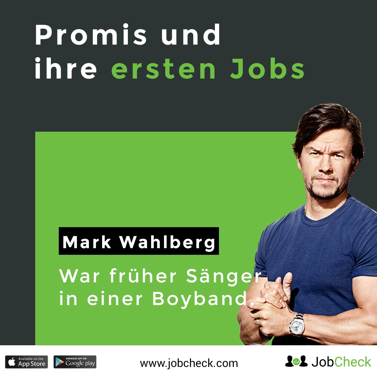 Mark Wahlberg erster Job als Sänger
