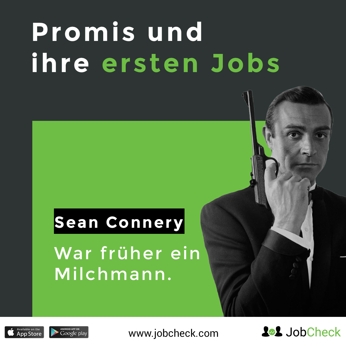 Sean Connery erster Job als Milchmann