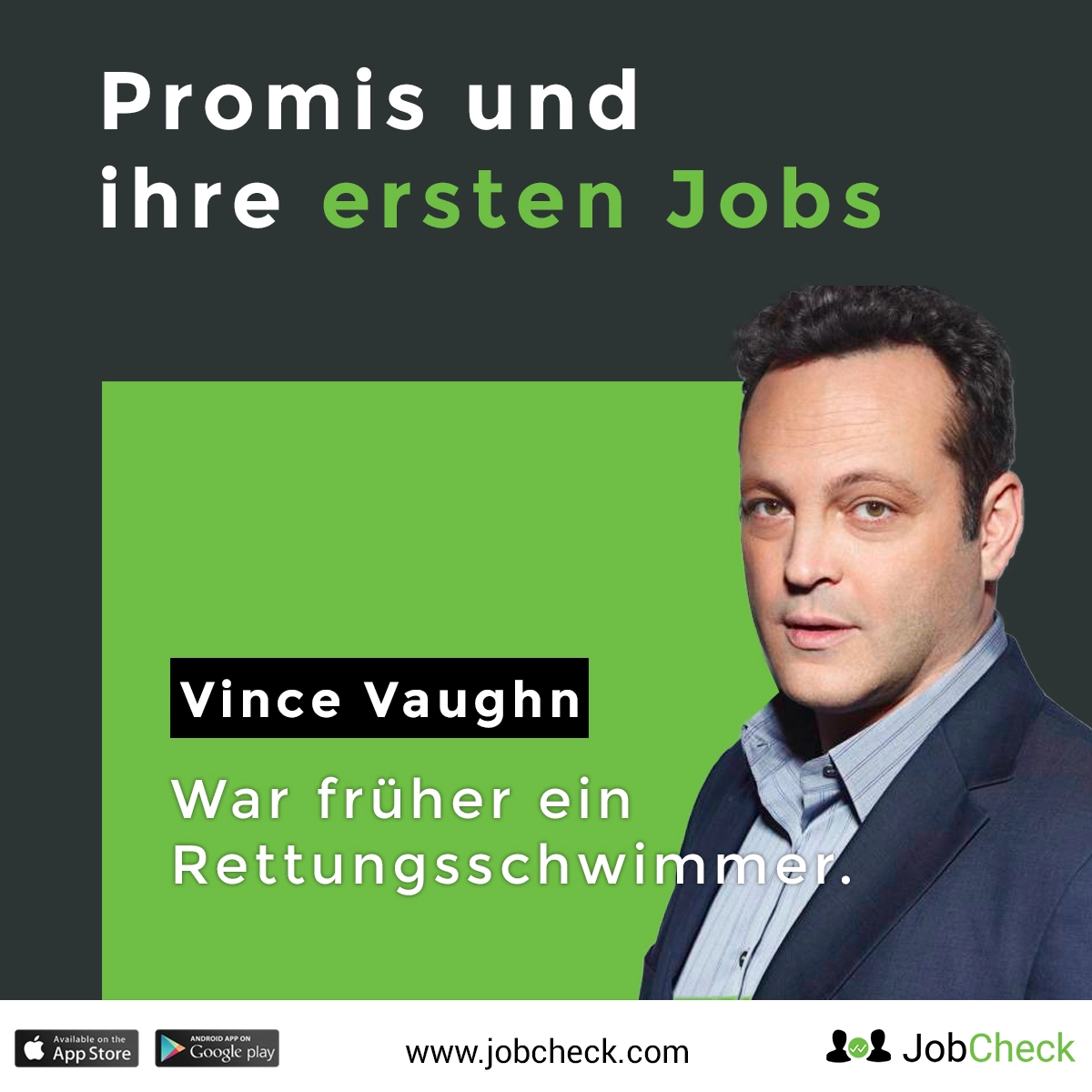 Vince Vaughn erster Job als Rettungsschwimmer Vince Vaughn erster Job als Rettungsschwimmer