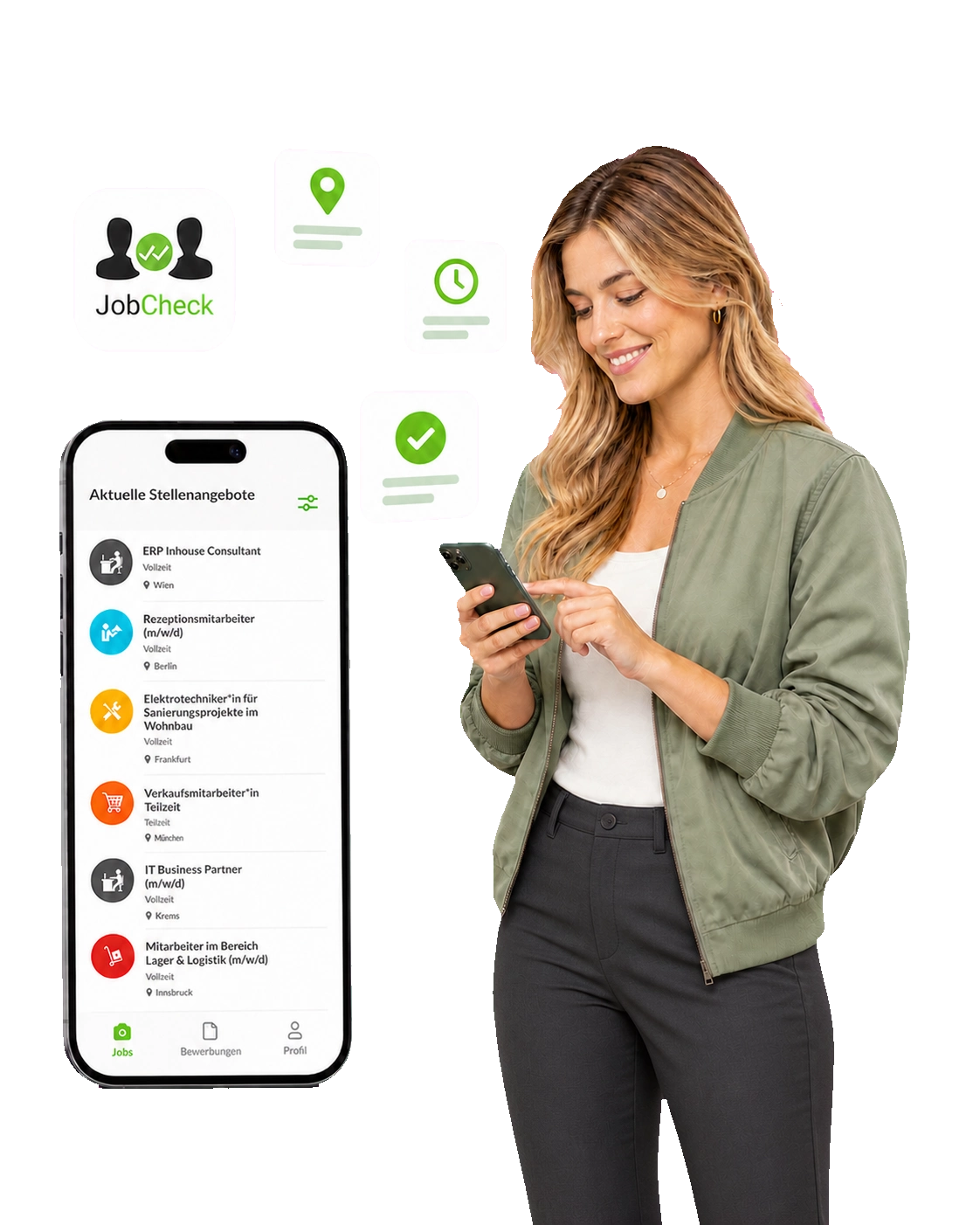 JobCheck App - Einfach Jobs finden